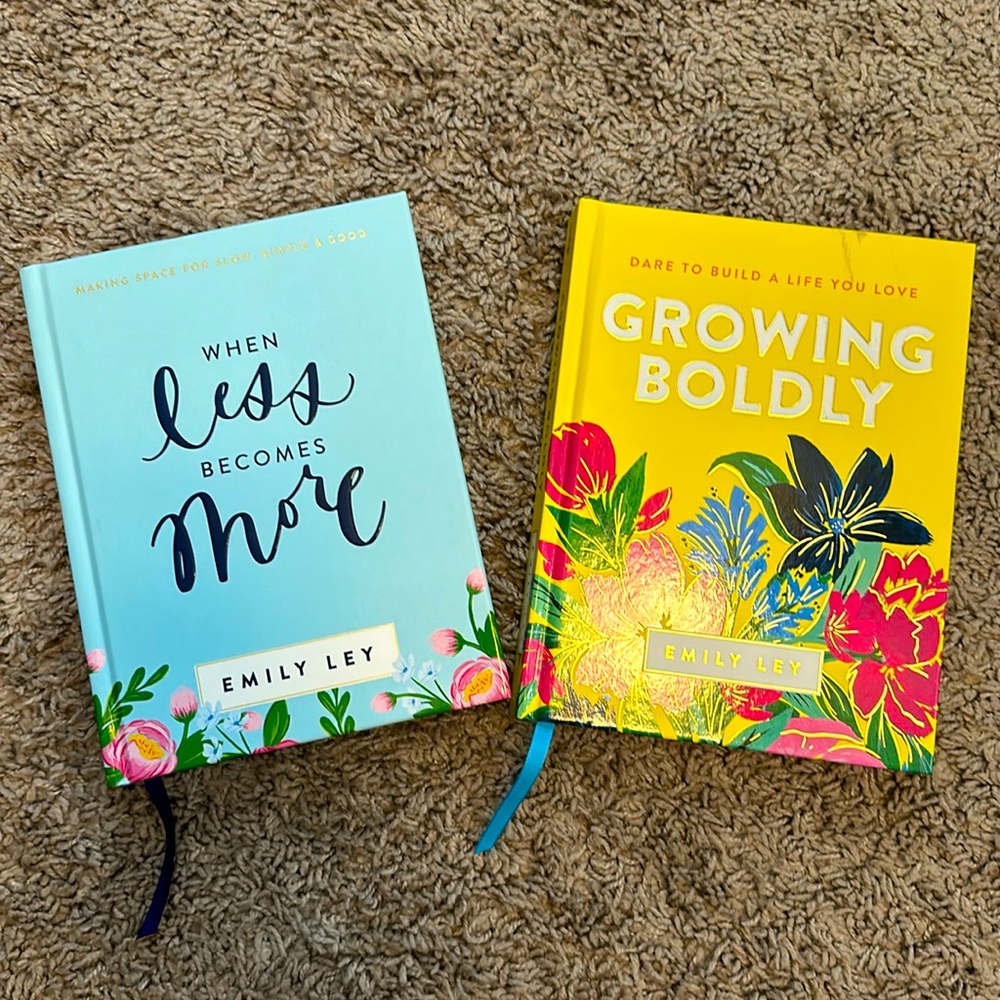 When Less Becomes More and Growing Boldly Emily Ley Books